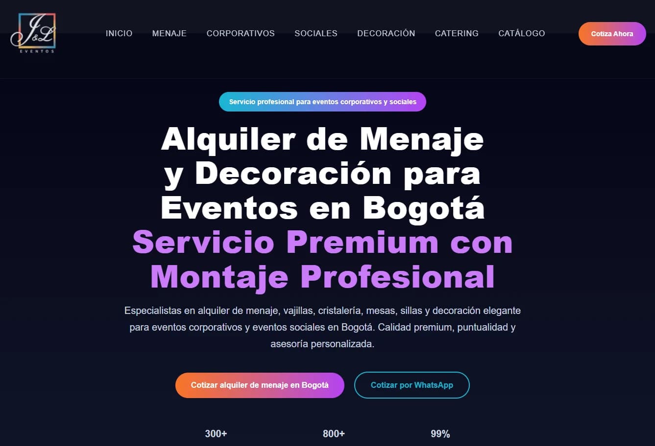 Proyecto JYL Eventos